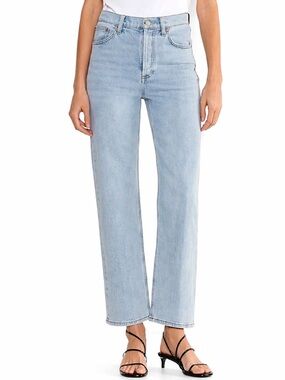 Denim Forum The Arlo High Rise Straight Jeans Size 28 28L Minimalist Spring 90’s